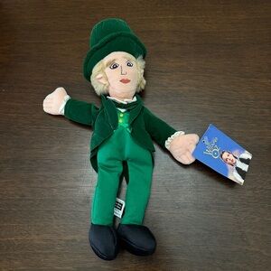 Wizard Of Oz Mayor Bean Bag Doll 1998 Warner Brothers; 12 Inch With Tags